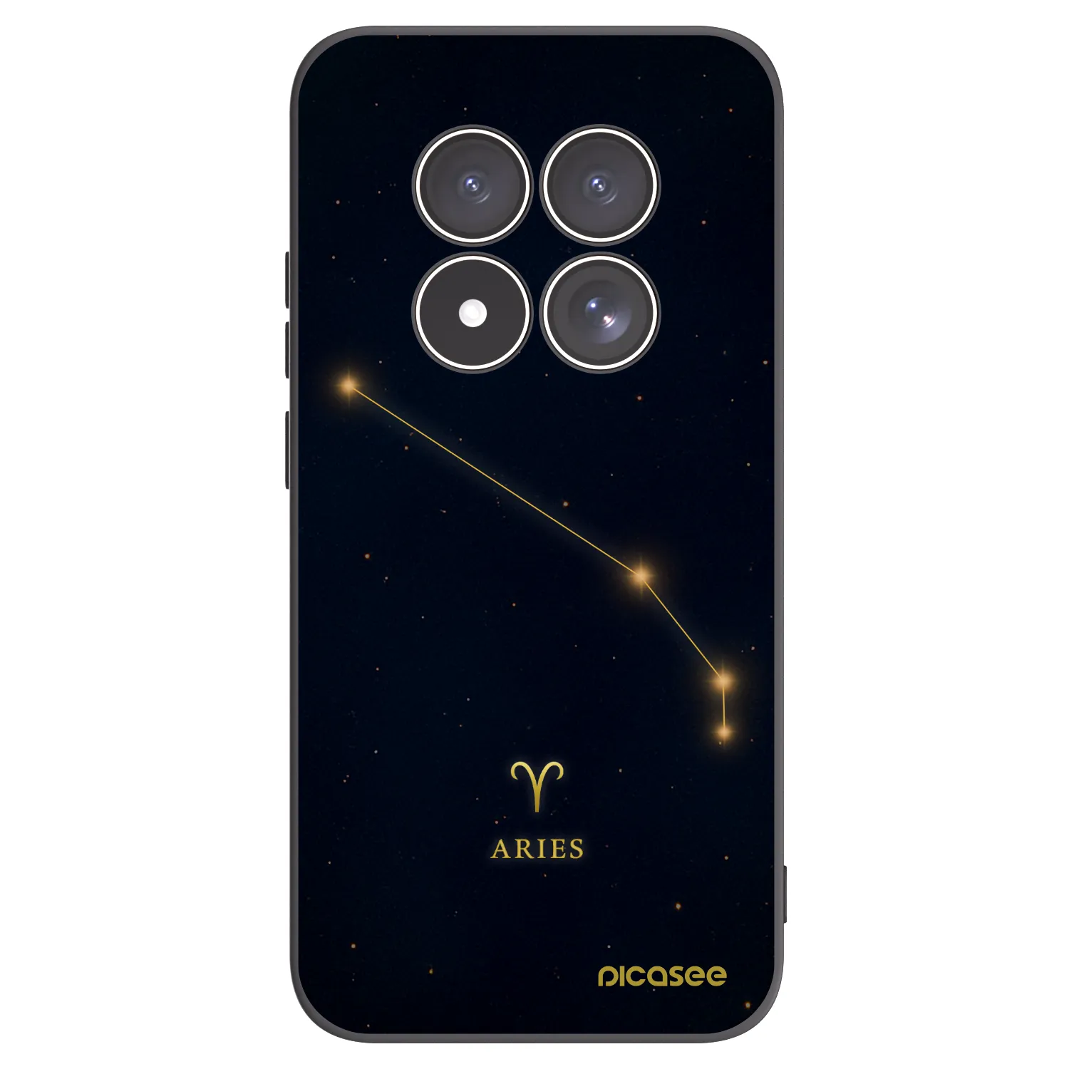 Picasee silikonový černý obal pro Xiaomi Redmi Note 15 Pro 4G - ARIES