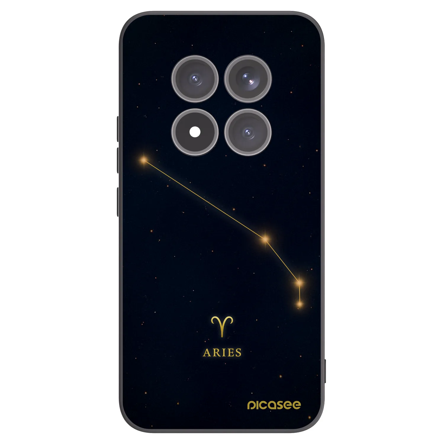 Picasee silikonový černý obal pro Xiaomi Redmi Note 15 Pro+ - ARIES