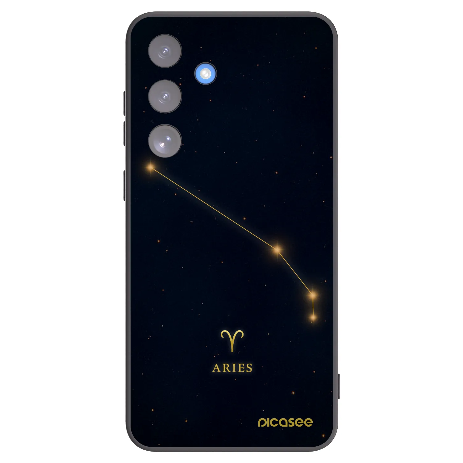 Picasee silikonový černý obal pro Samsung Galaxy S25 FE 5G - ARIES