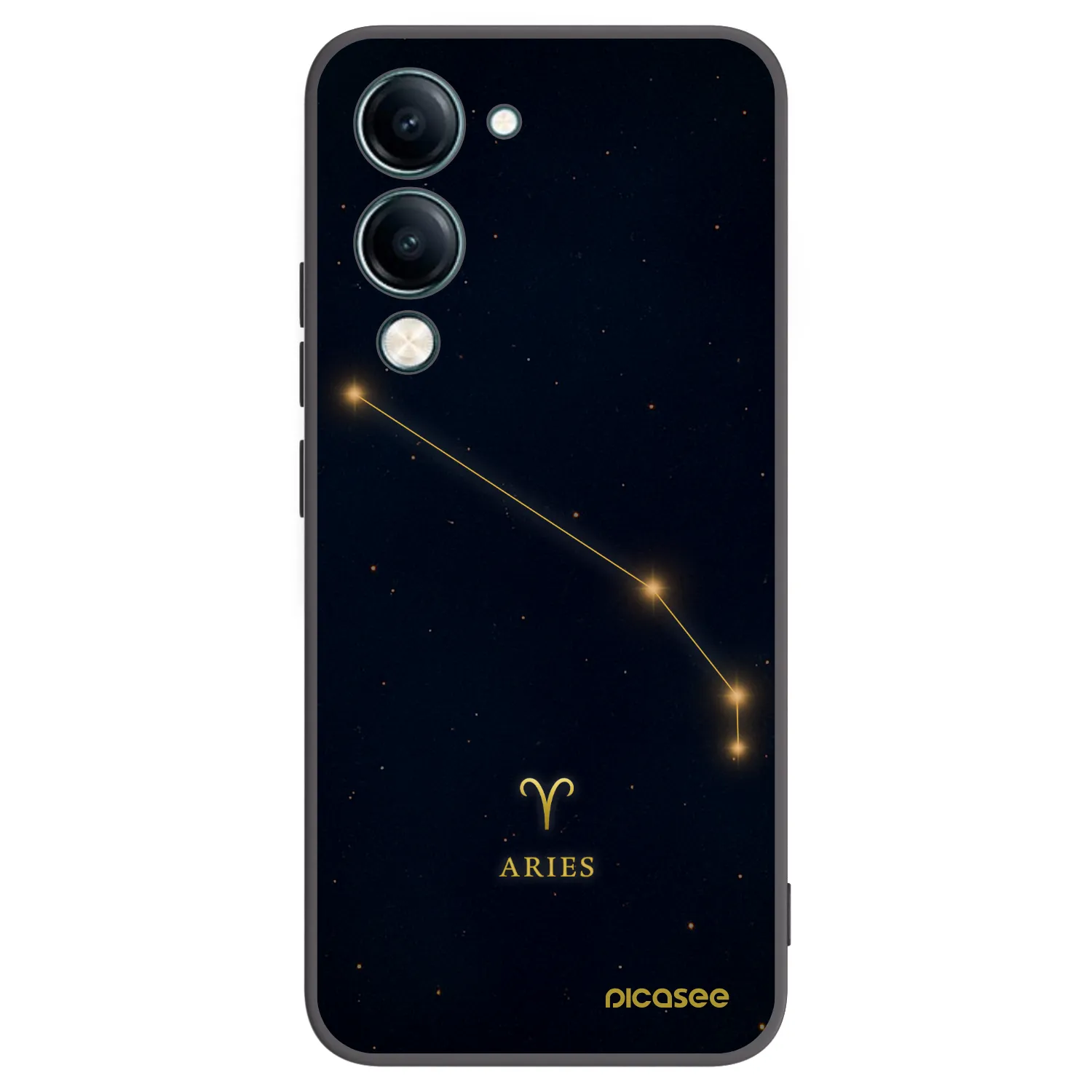 Picasee silikonový černý obal pro Vivo Y29s 5G - ARIES