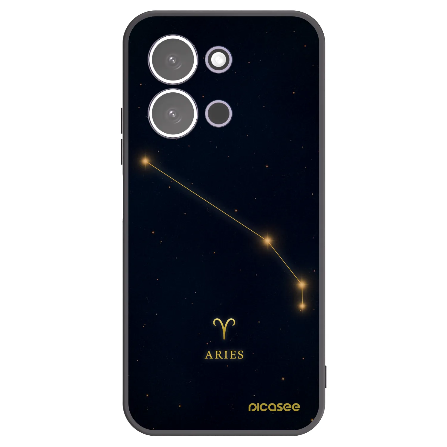 Picasee silikonový černý obal pro Xiaomi Redmi 15C 5G - ARIES