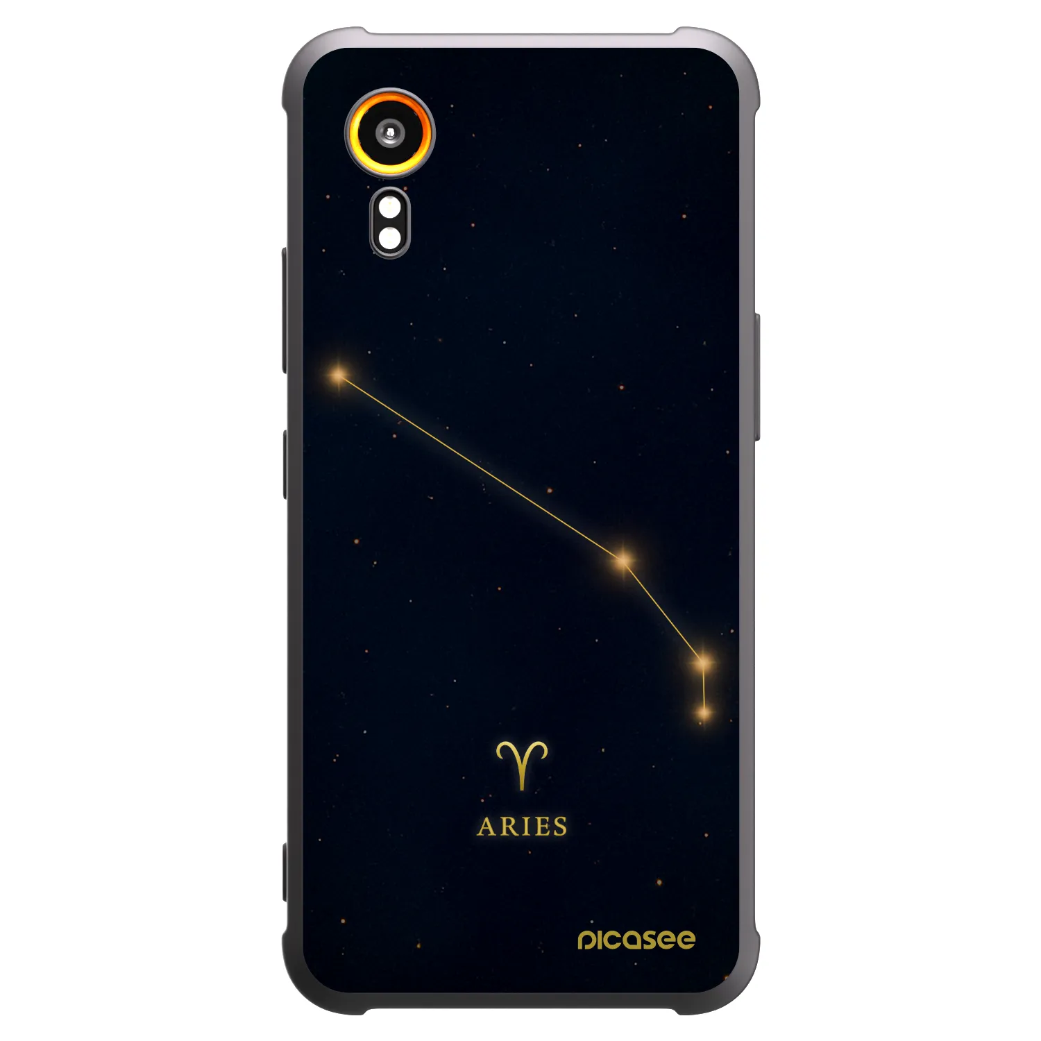 Picasee silikonový černý obal pro Samsung Galaxy Xcover 7 - ARIES
