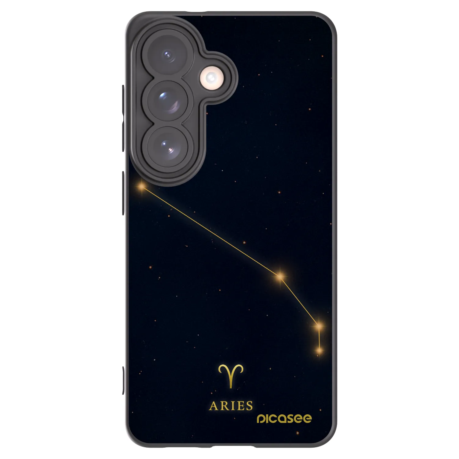 Picasee silikonový černý obal pro Samsung Galaxy S26 - ARIES