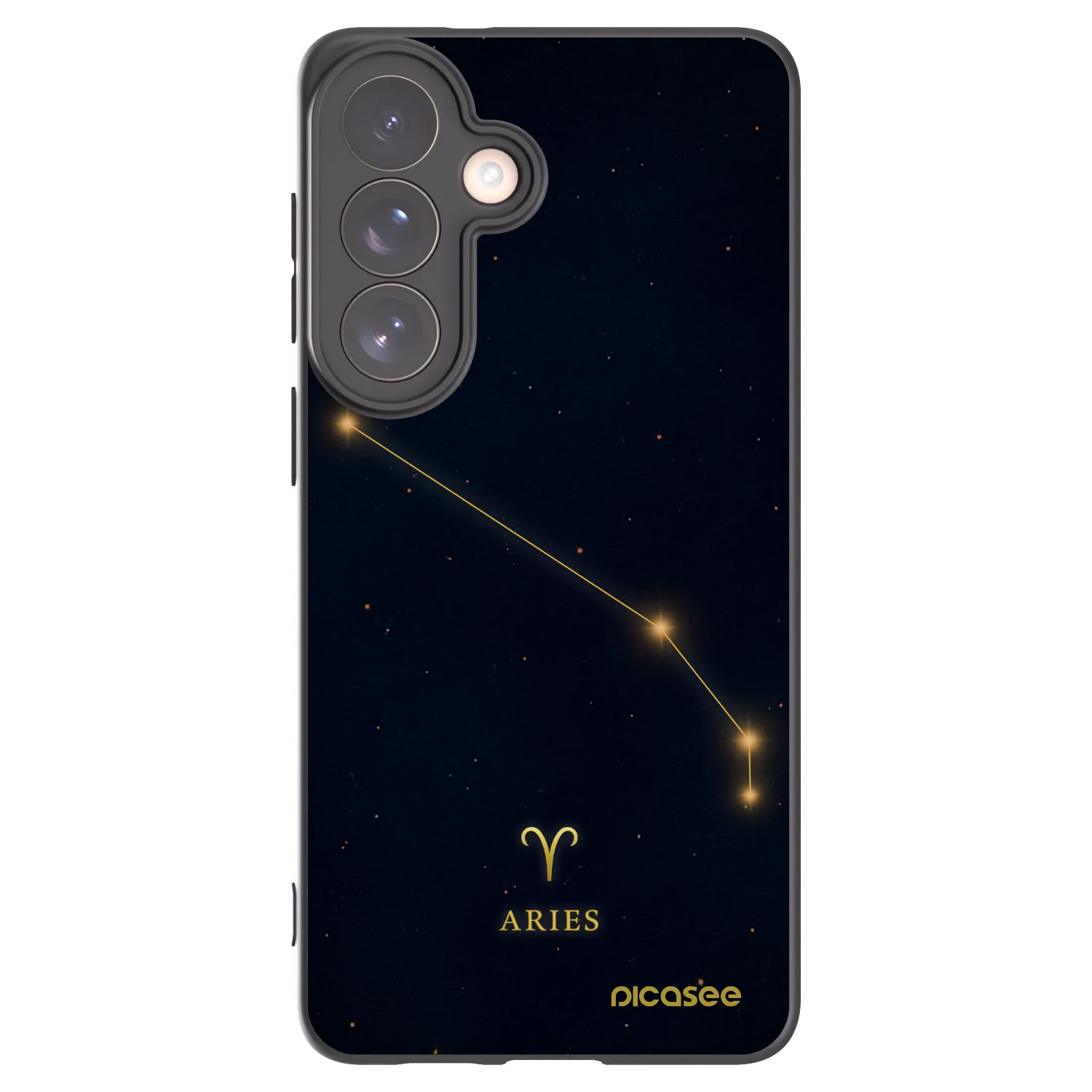 Picasee silikonový černý obal pro Samsung Galaxy S26+ - ARIES