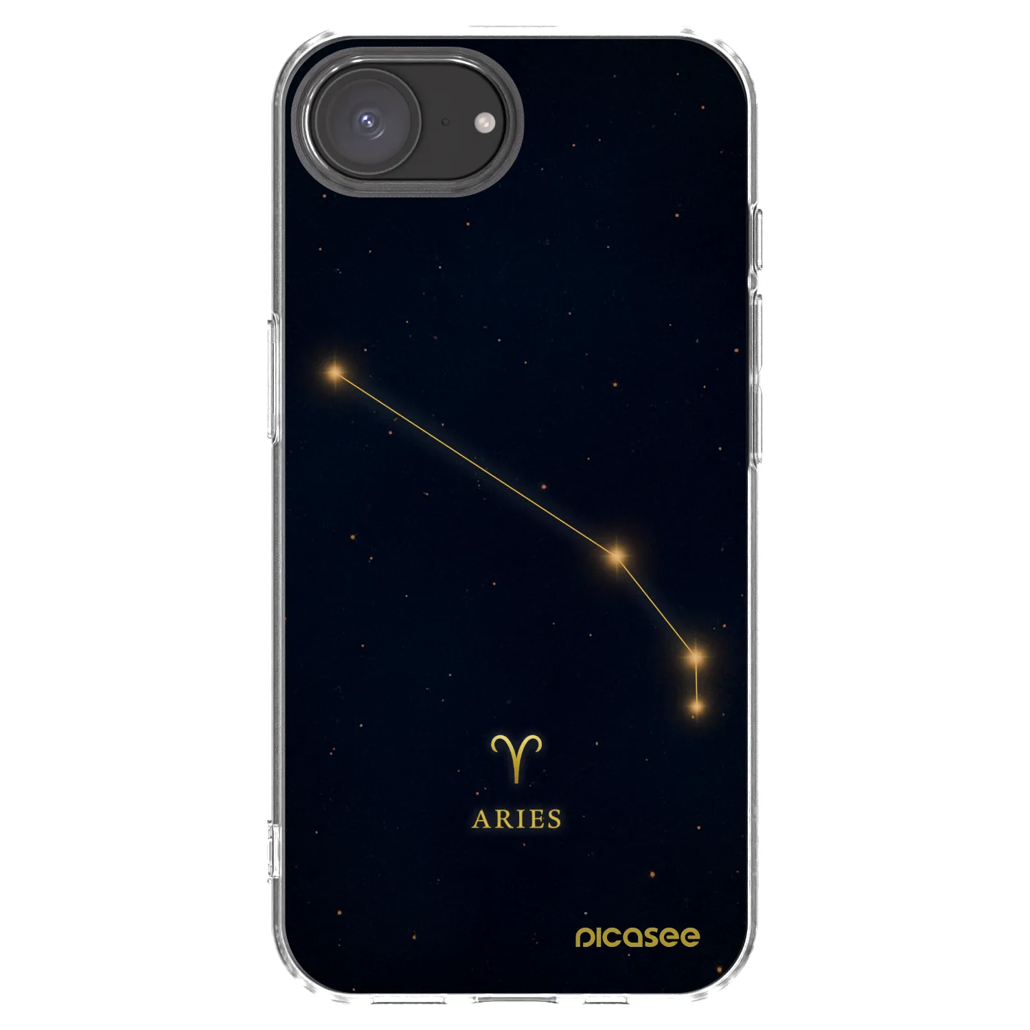 Picasee silikonový průhledný obal pro Apple iPhone 17e - ARIES
