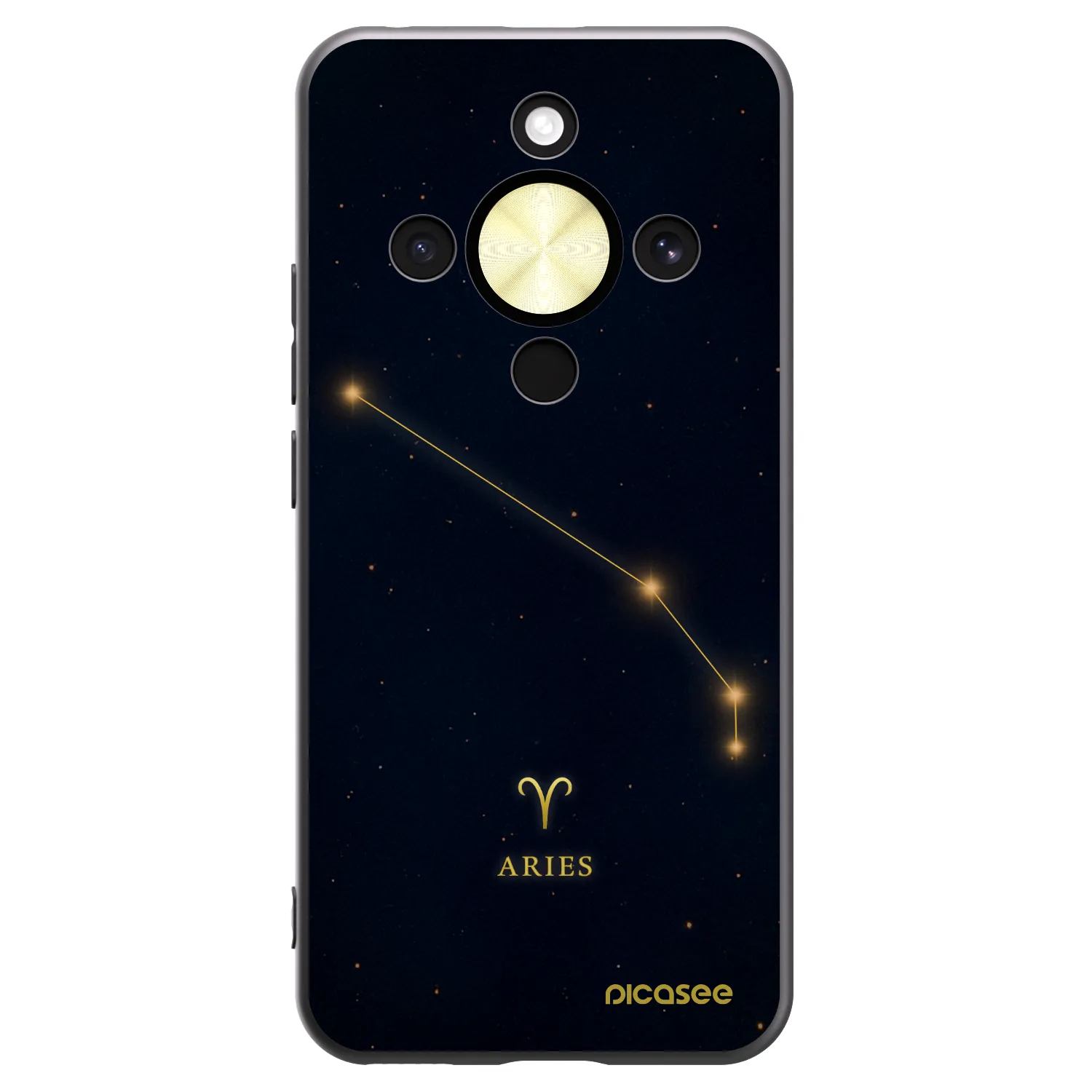 Picasee silikonový černý obal pro Honor Magic8 Lite 5G - ARIES