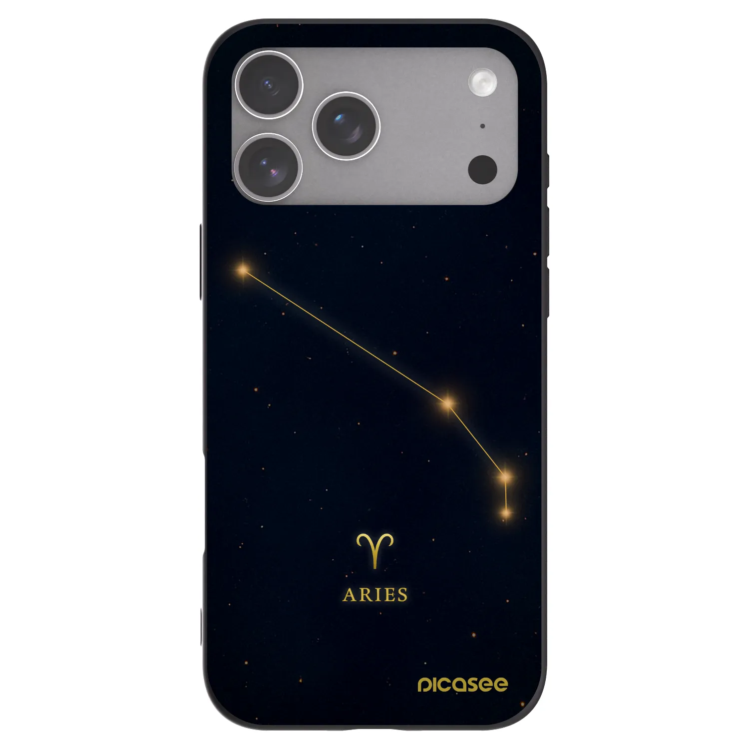 Picasee silikonový černý obal pro Apple iPhone 18 Pro Max - ARIES
