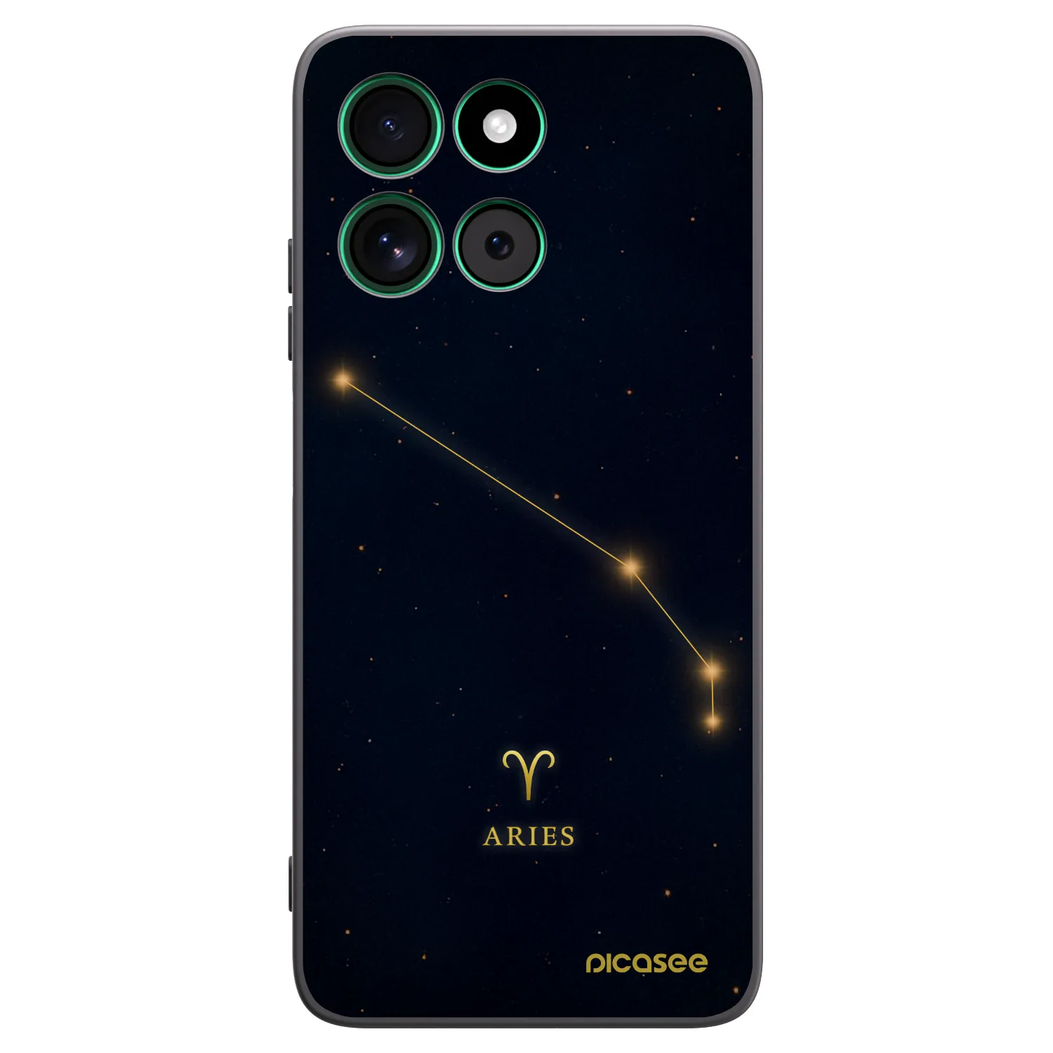 Picasee silikonový černý obal pro Motorola Moto G57 Power - ARIES