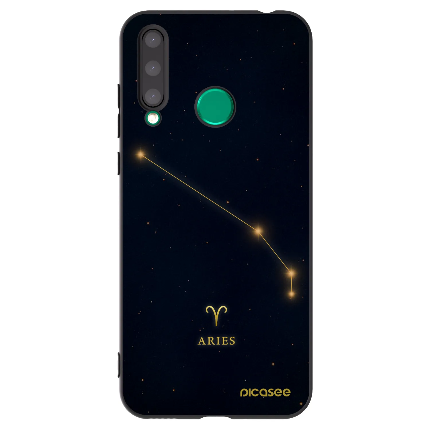 Picasee silikonový černý obal pro Honor 20 Lite - ARIES