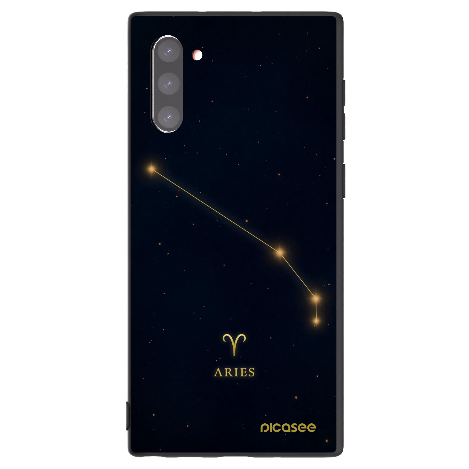 Picasee silikonový černý obal pro Samsung Galaxy Note 10 N970F - ARIES
