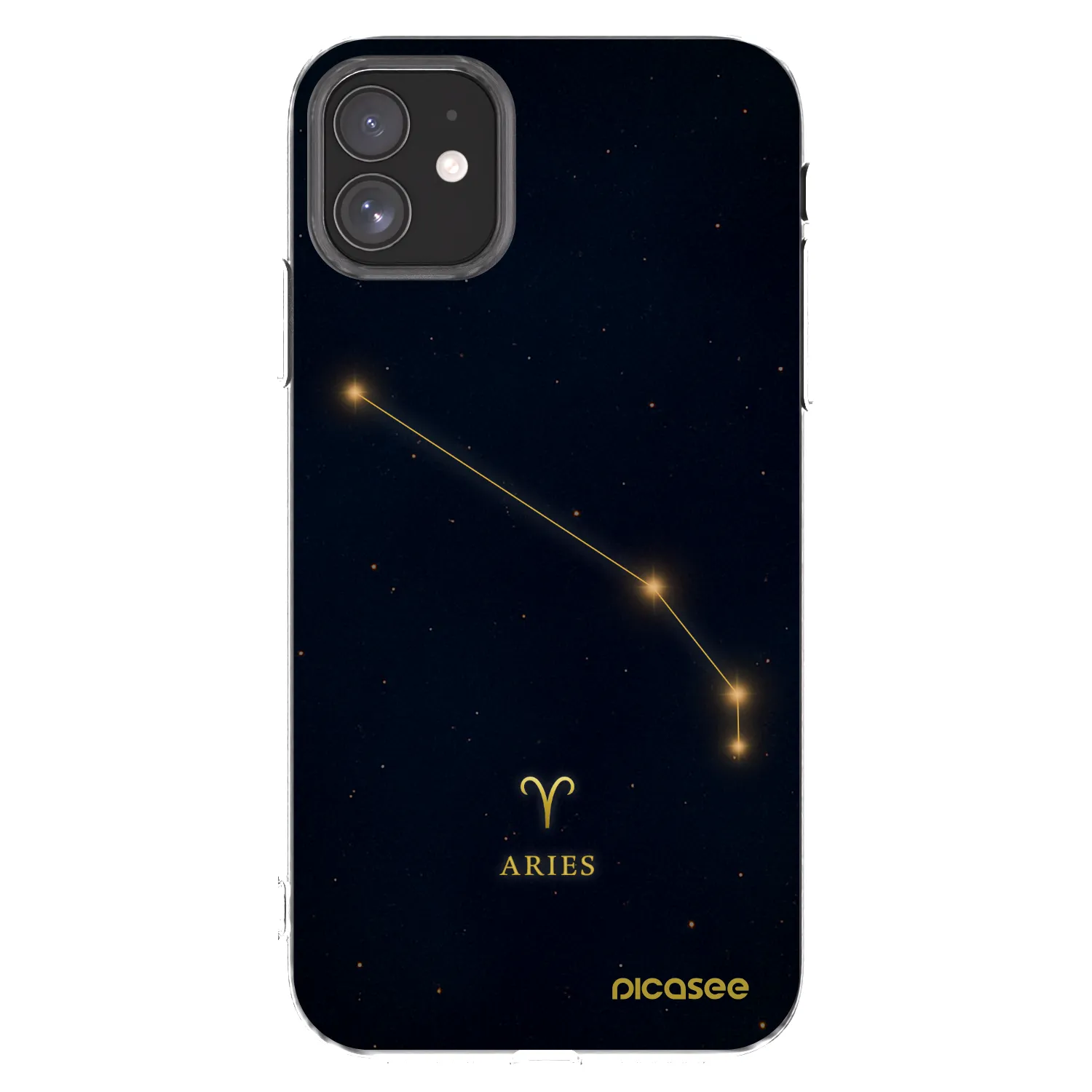 Picasee silikonový průhledný obal pro Apple iPhone 11 - ARIES