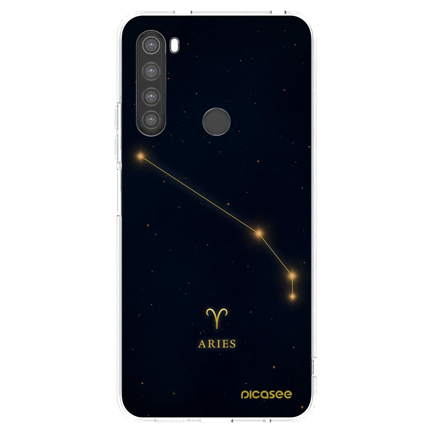 Picasee silikonový průhledný obal pro Xiaomi Redmi Note 8 - ARIES