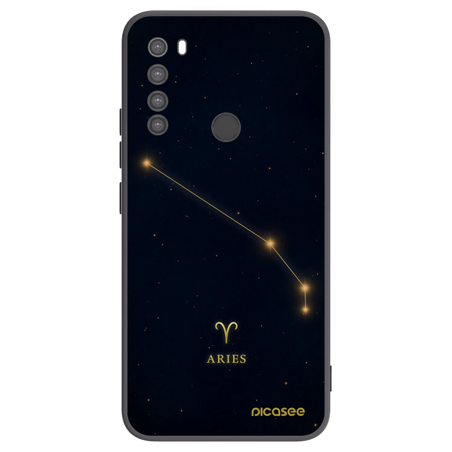 Picasee silikonový černý obal pro Xiaomi Redmi Note 8 - ARIES