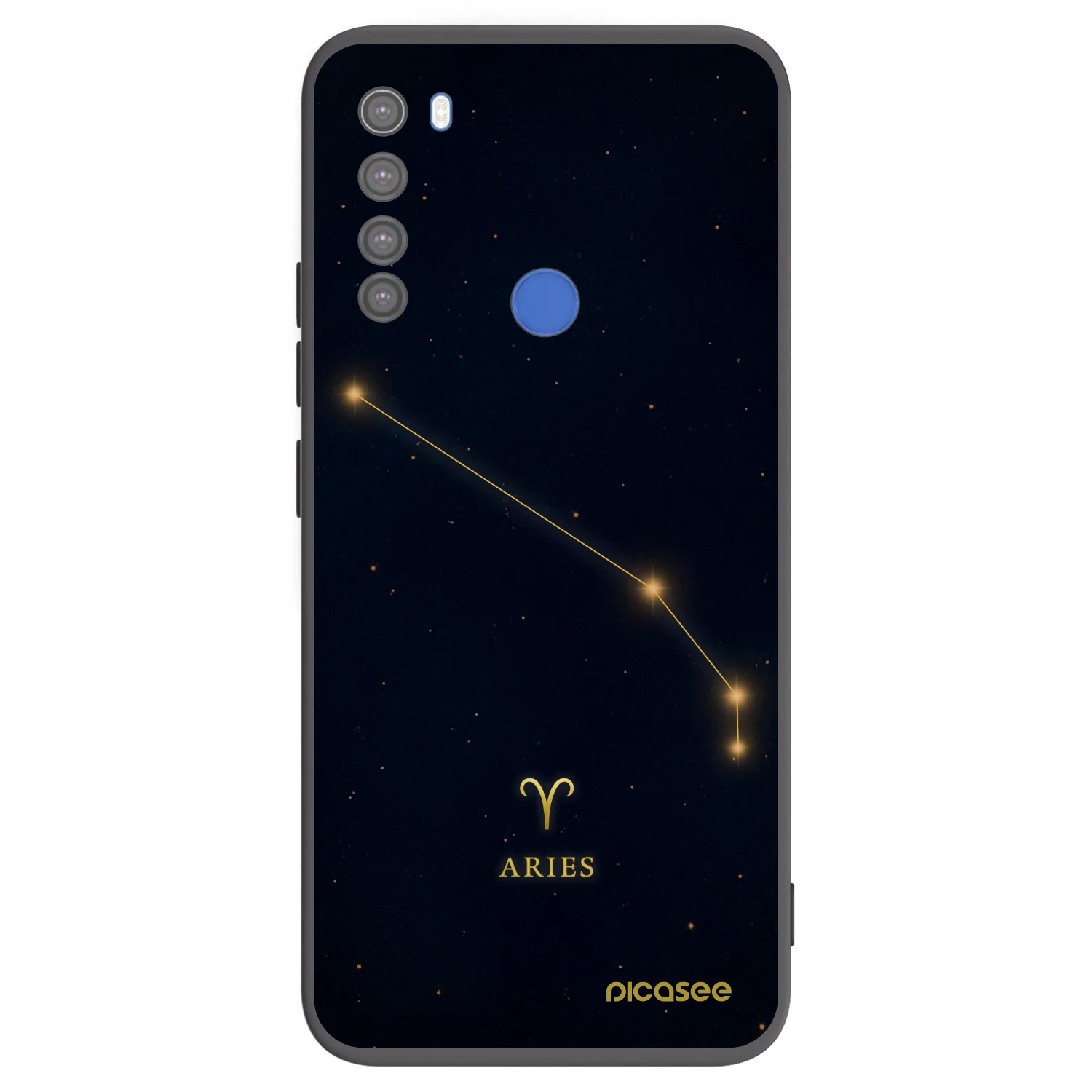 Picasee silikonový černý obal pro Xiaomi Redmi Note 8T - ARIES