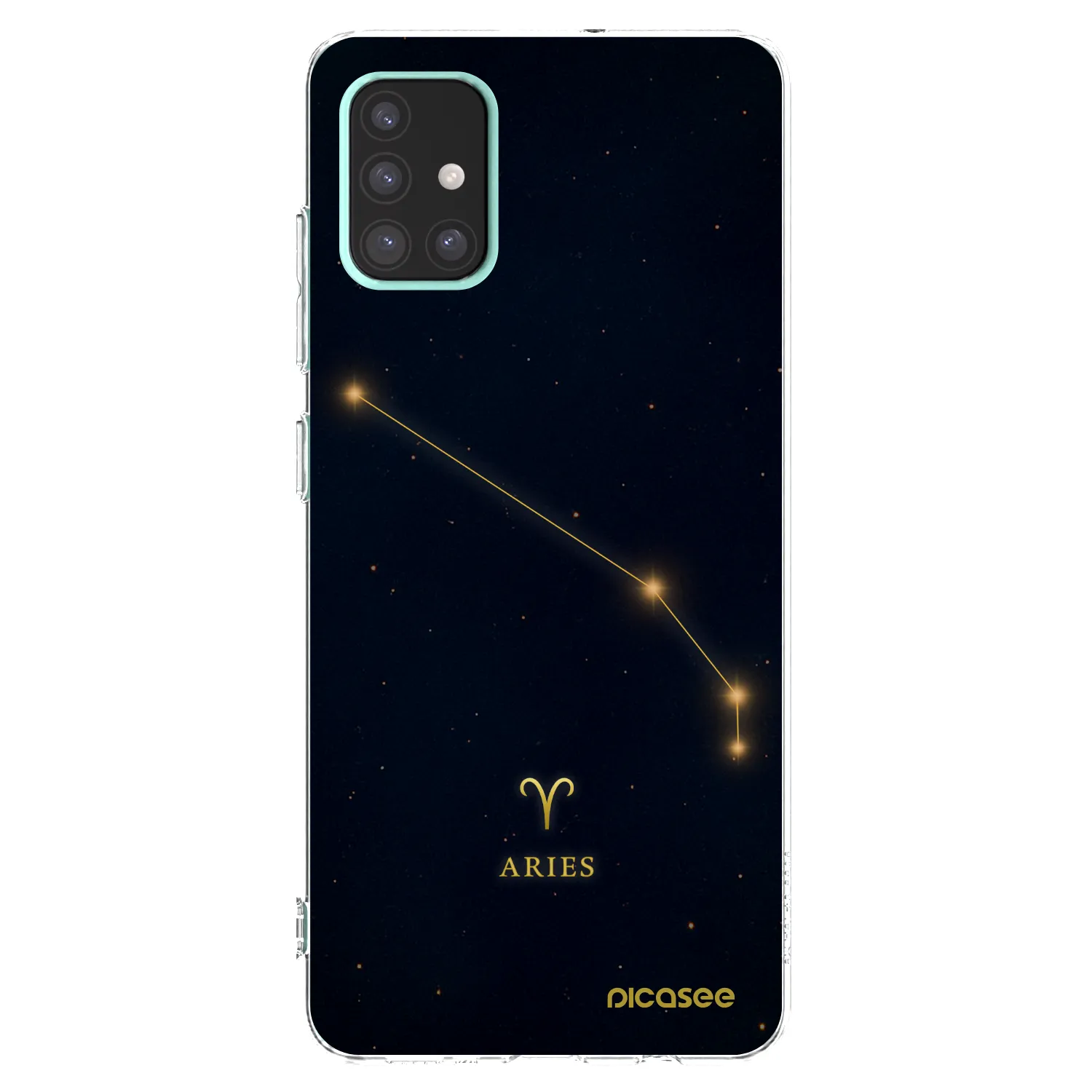 Picasee silikonový průhledný obal pro Samsung Galaxy A51 A515F - ARIES