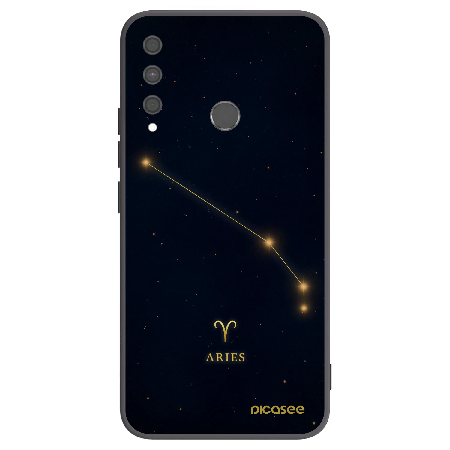 Picasee silikonový černý obal pro Huawei P40 Lite E - ARIES