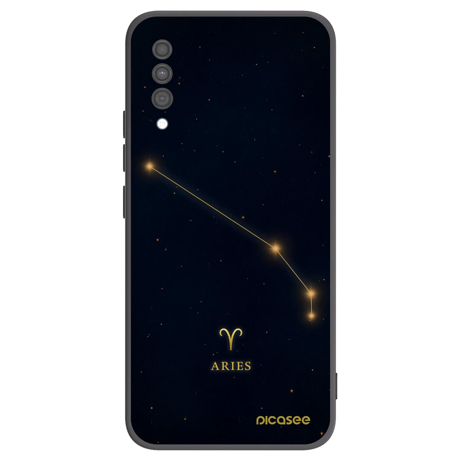 Picasee silikonový černý obal pro Samsung Galaxy A30s A307F - ARIES