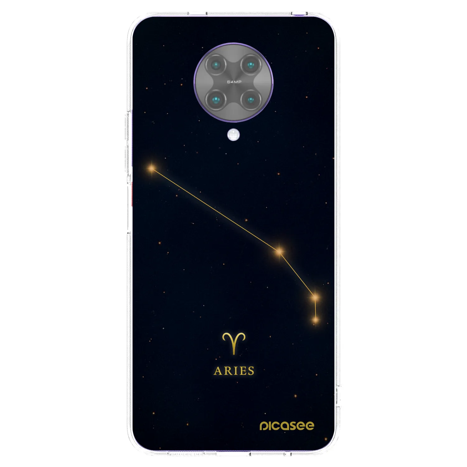 Picasee silikonový průhledný obal pro Xiaomi Poco F2 Pro - ARIES
