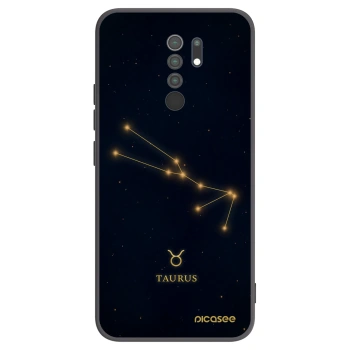 Picasee silikonový černý obal pro Xiaomi Redmi 9 - TAURUS
