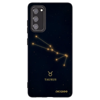 Picasee silikonový černý obal pro Samsung Galaxy S20 FE - TAURUS