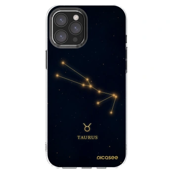 Picasee silikonový průhledný obal pro Apple iPhone 12 Pro Max - TAURUS