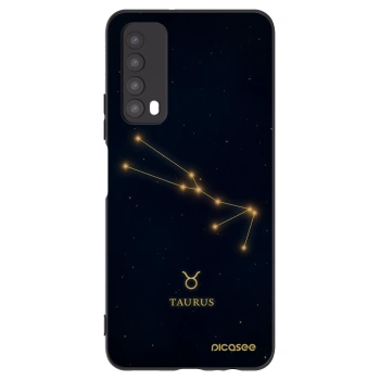 Picasee silikonový černý obal pro Huawei P Smart 2021 - TAURUS
