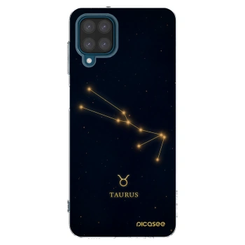 Picasee silikonový průhledný obal pro Samsung Galaxy A12 A125F - TAURUS