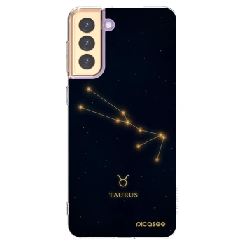 Picasee silikonový průhledný obal pro Samsung Galaxy S21+ 5G G996F - TAURUS