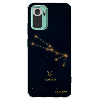 Picasee silikonový průhledný obal pro Xiaomi Redmi Note 10 Pro - TAURUS