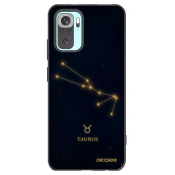Picasee silikonový černý obal pro Xiaomi Redmi Note 10 Pro - TAURUS