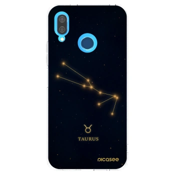 Picasee silikonový průhledný obal pro Huawei P20 Lite - TAURUS