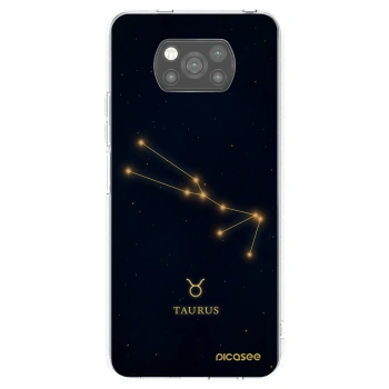 Picasee silikonový černý obal pro Xiaomi Poco X3 Pro - TAURUS