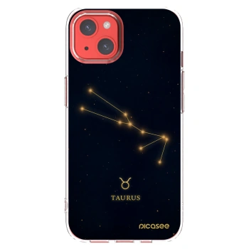 Picasee silikonový průhledný obal pro Apple iPhone 13 - TAURUS
