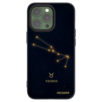 Picasee silikonový černý obal pro Apple iPhone 13 Pro - TAURUS