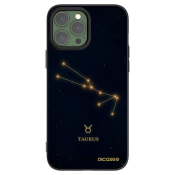 Picasee silikonový černý obal pro Apple iPhone 13 Pro Max - TAURUS