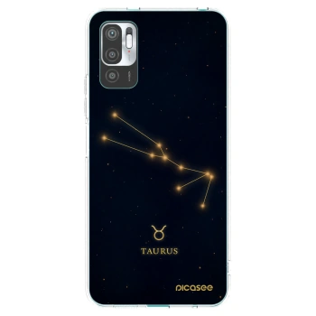 Picasee silikonový průhledný obal pro Xiaomi Redmi Note 10 5G - TAURUS