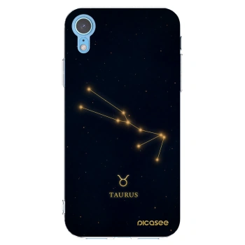 Picasee silikonový průhledný obal pro Apple iPhone XR - TAURUS