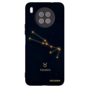 Picasee silikonový černý obal pro Huawei Nova 8i - TAURUS