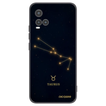 Picasee silikonový černý obal pro Vivo Y33s - TAURUS