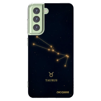 Picasee silikonový průhledný obal pro Samsung Galaxy S21 FE 5G - TAURUS