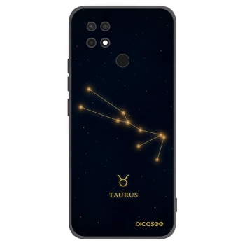 Picasee silikonový černý obal pro Xiaomi Redmi 10C - TAURUS