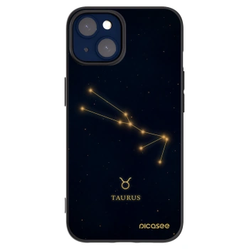 Picasee silikonový černý obal pro Apple iPhone 14 - TAURUS