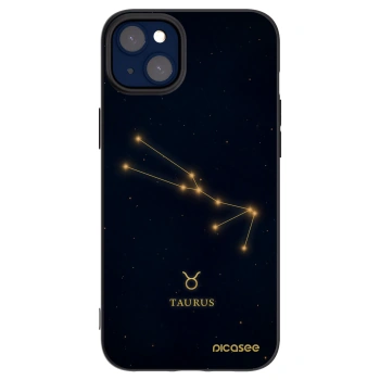 Picasee silikonový černý obal pro Apple iPhone 14 Plus - TAURUS