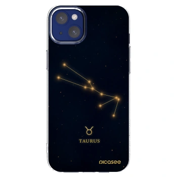 Picasee silikonový průhledný obal pro Apple iPhone 14 Plus - TAURUS
