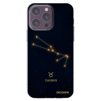 Picasee silikonový průhledný obal pro Apple iPhone 14 Pro Max - TAURUS