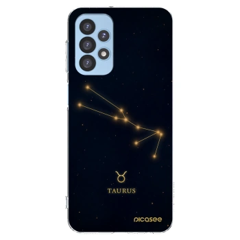 Picasee silikonový průhledný obal pro Samsung Galaxy A23 A235F 4G - TAURUS