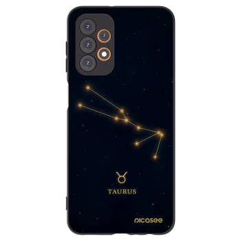 Picasee silikonový černý obal pro Samsung Galaxy A23 A236B 5G - TAURUS