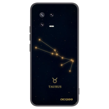 Picasee silikonový černý obal pro Xiaomi 13 Pro - TAURUS