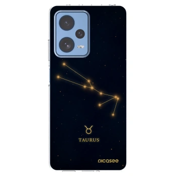 Picasee silikonový průhledný obal pro Xiaomi Redmi Note 12 Pro 5G - TAURUS