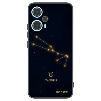Picasee silikonový černý obal pro Xiaomi Poco F5 - TAURUS
